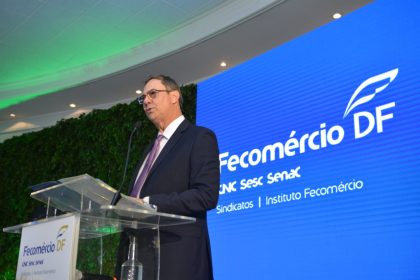 Presidente empossado do sistema Fecomércio-DF, José Aparecido Freire