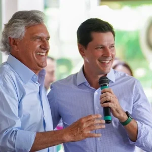 Ronaldo Caiado e Daniel Vilela. Foto: Reprodução