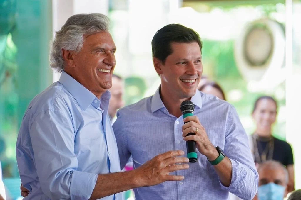 Ronaldo Caiado e Daniel Vilela. Foto: Reprodução