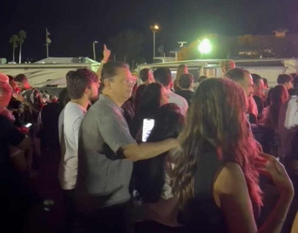 Sóstenes Cavalcante em show de Jorge e Mateus, dia 24 de janeiro. Material cedido ao Brasília Capital