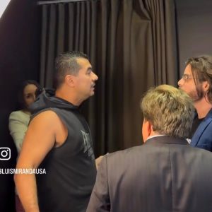 Luis Miranda a Dr Vicenzo: vou enfiar a porrada. Imagem: reprodução Luis Miranda USA