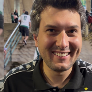 Eduardo Pedrosa em frente ao Bezerrão - Brasília Capital