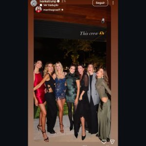 Ivanka Trump e Martha Graeff. Reprodução: Redes Sociais