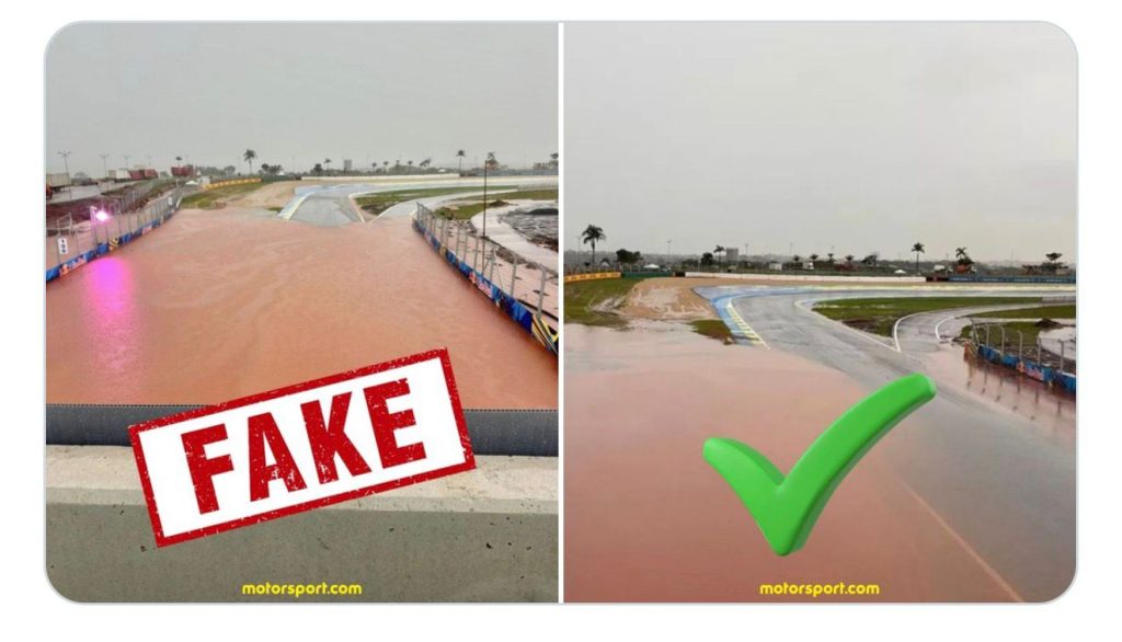 FAKE NEWS. Imagens do autódromo de Goiânia